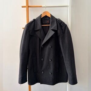 Men's Guess Gray Peacoat